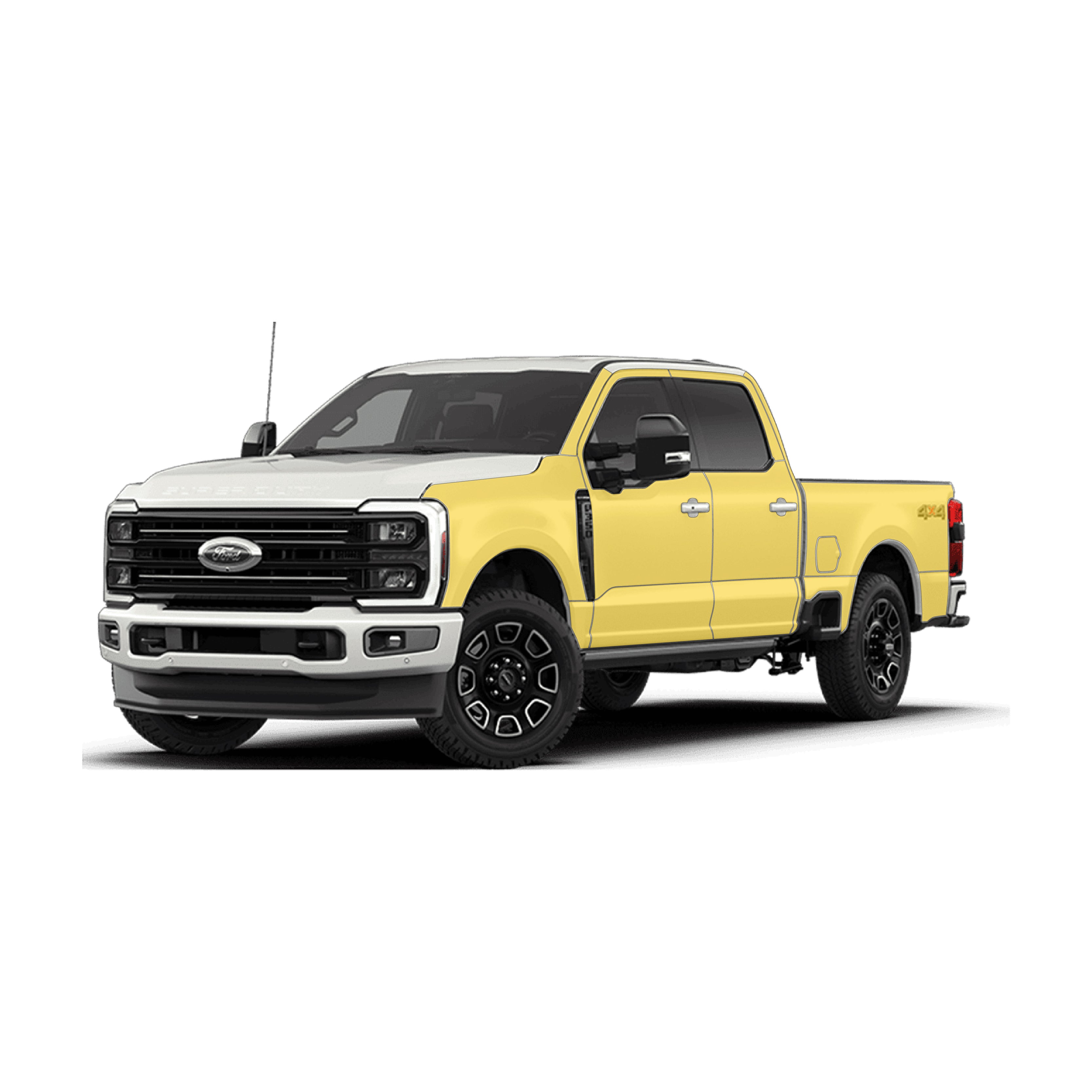 ford f250 f350 super duty diy ppf paint protection film clear bra kit wrap 3m