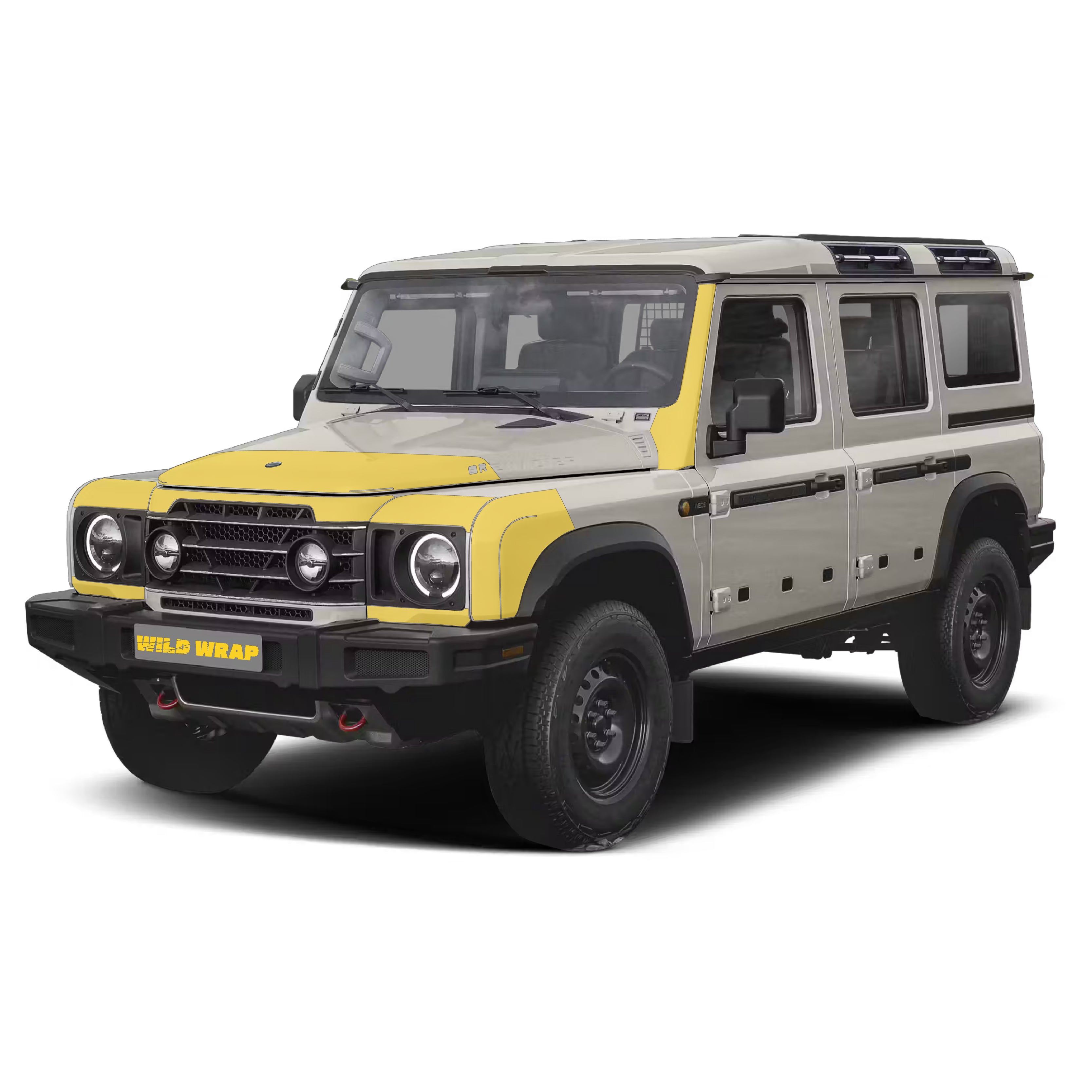 Ineos Grenadier / Quartermaster - Paint Protection Film (PPF) Kit - Front end kit