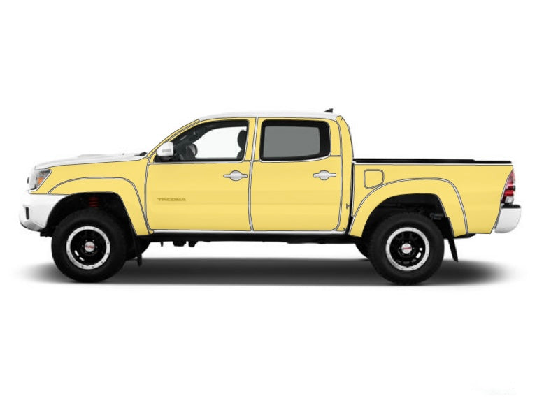 Toyota Tacoma 2nd Gen Paint Protection Film (PPF) Kit - Full sides