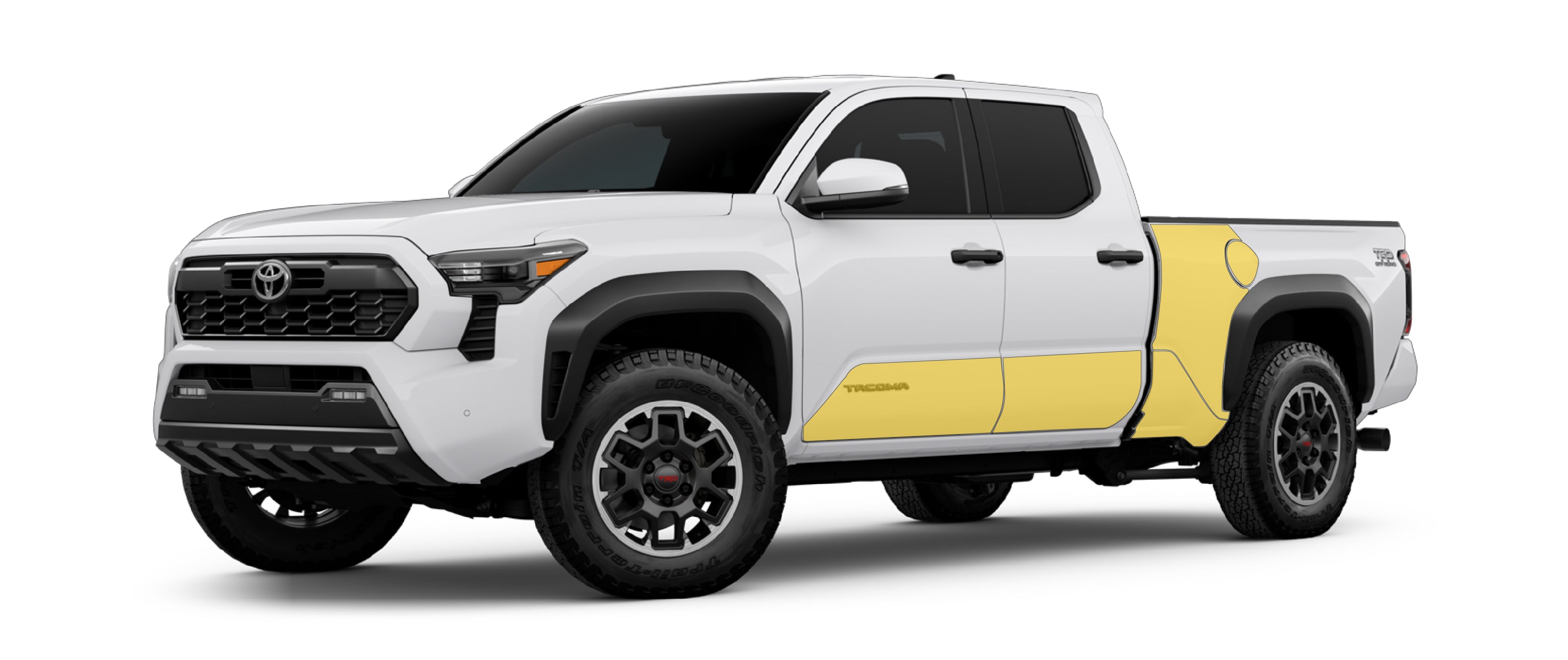 toyota tacoma 4th gen limited trd pro trailhunter diy ppf paint protection film clear bra kit wrap 3m  
