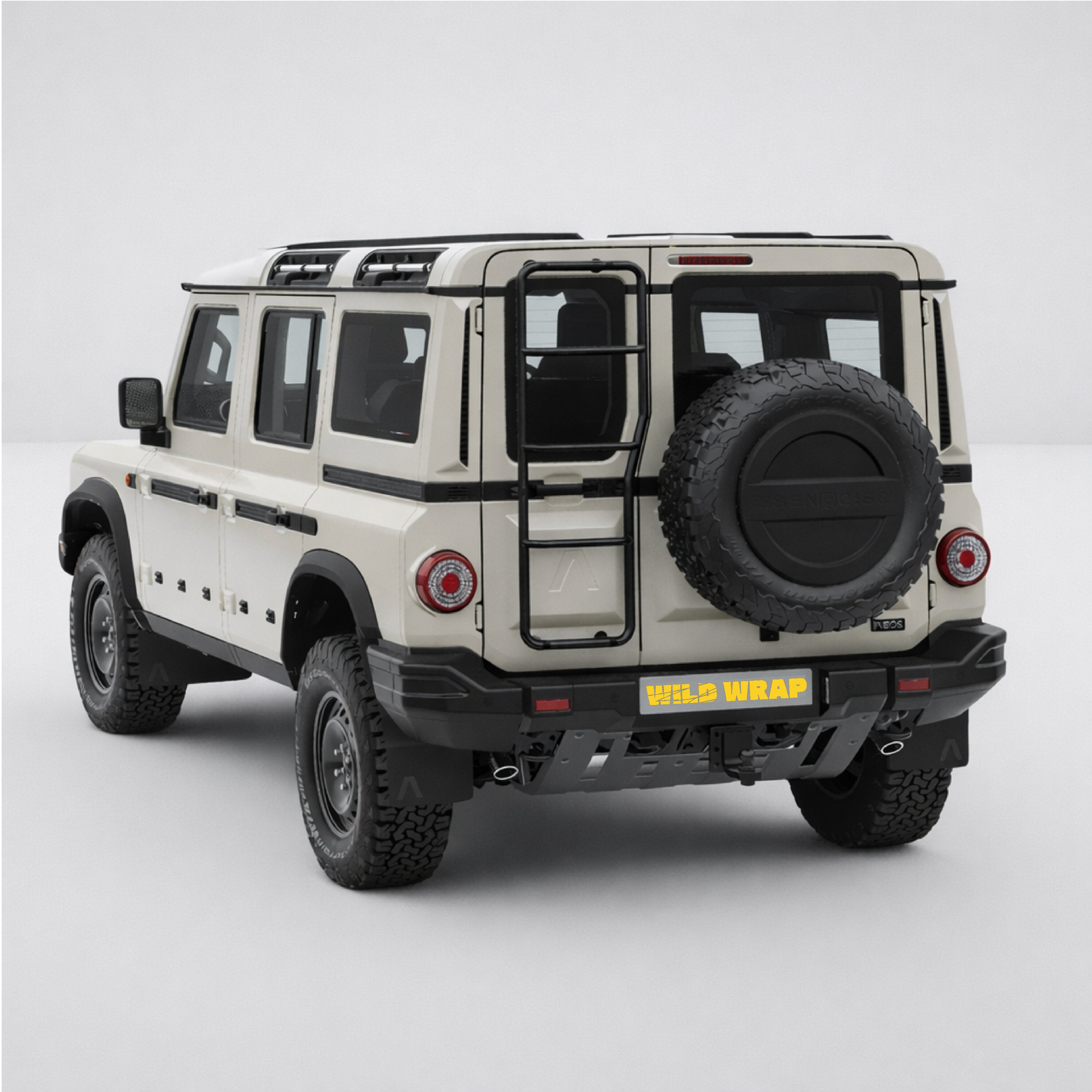 ineos grenadier rear stock photo used as vehicle reference for WildWrap DIY paint protection film kit
