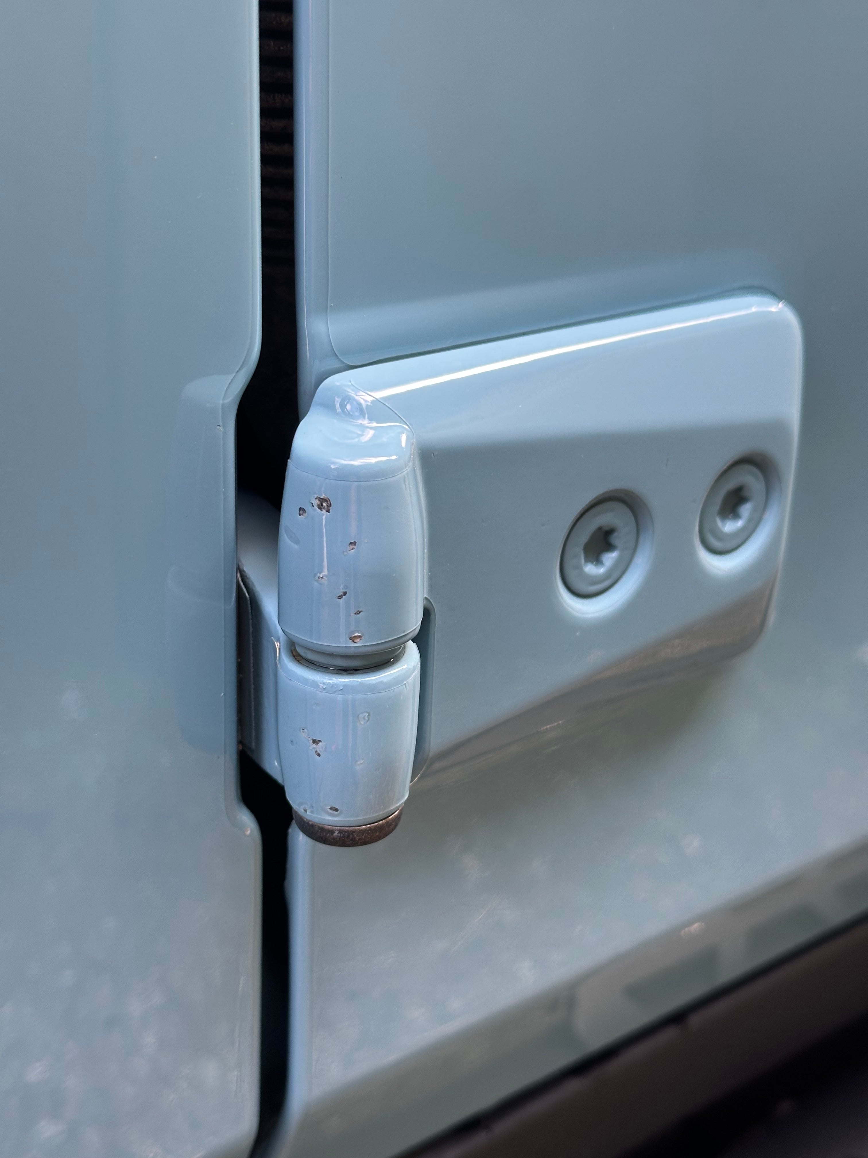 ineos grenadier with WildWrap DIY PPF hinges kit coverage after
