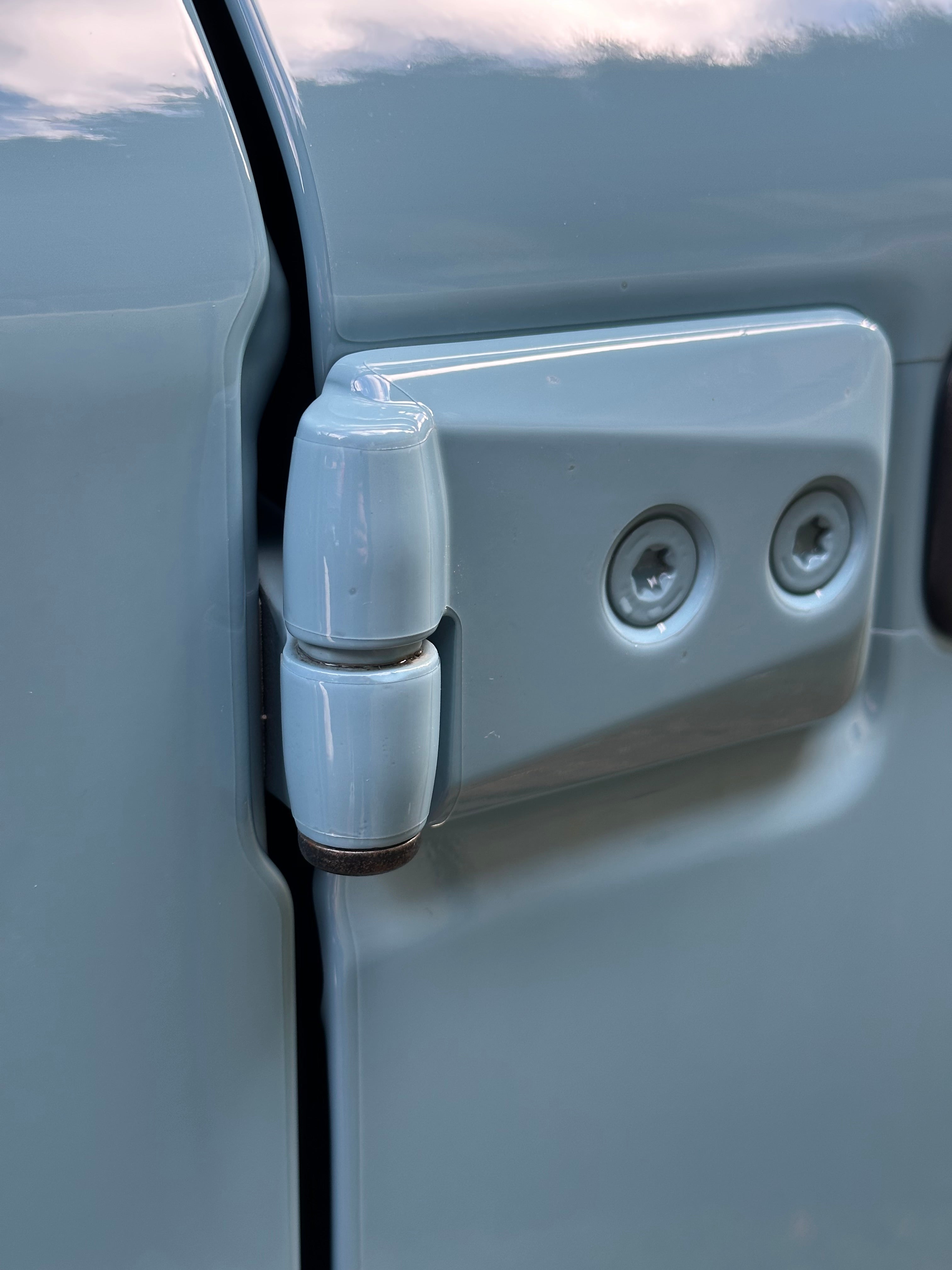 Ineos Grenadier with WildWrap DIY PPF hinges kit coverage installed after 